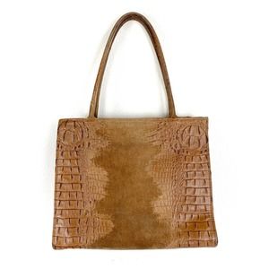 Julie Feldman Handmade Leather Suede Tote